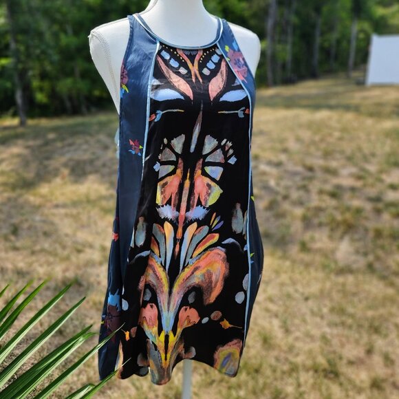Free People Dream On Watercolor dress tunic - Picture 2 of 3